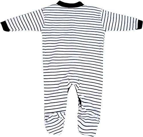 Image of My Baby Town Born Baby Multi-Color Long Sleeve Cotton Sleep Suit Romper for Kids, Boys and Girls