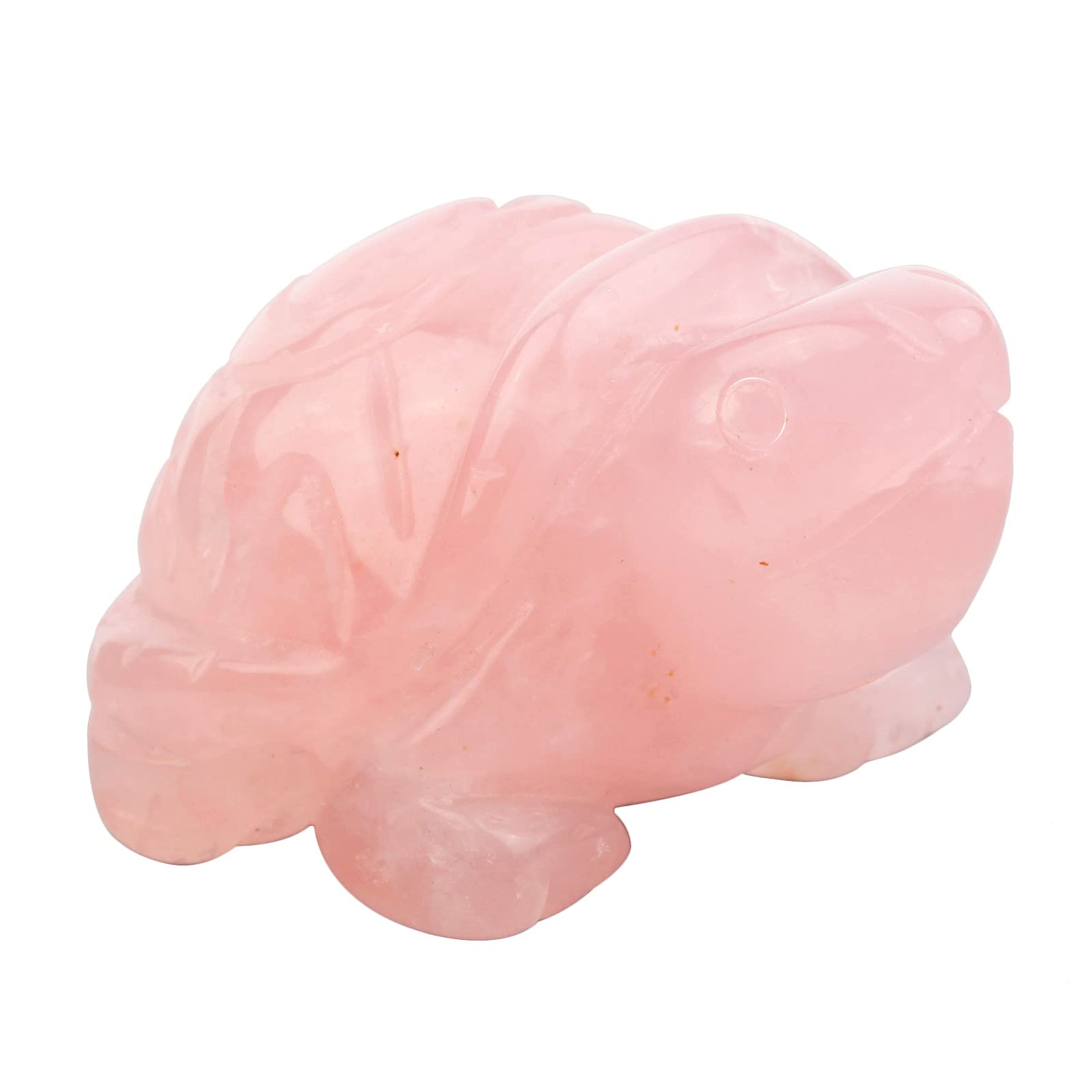 Amogeeli 1.5 Inch Hand-Carved Stone Turtle Tortoise Figurine, Animal Crystal Decor for Home & Office