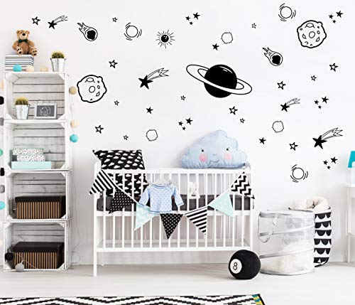 Vinilo Decorativo para Niños en Negro - Star miniatura 4