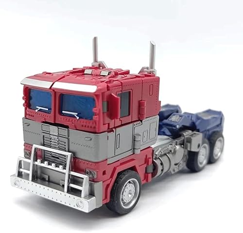 Miniatura 3 de Transformer Toys G1 Optimus Prime Commander KO figura de acción deformación robot de coche OP (rojo-S)
