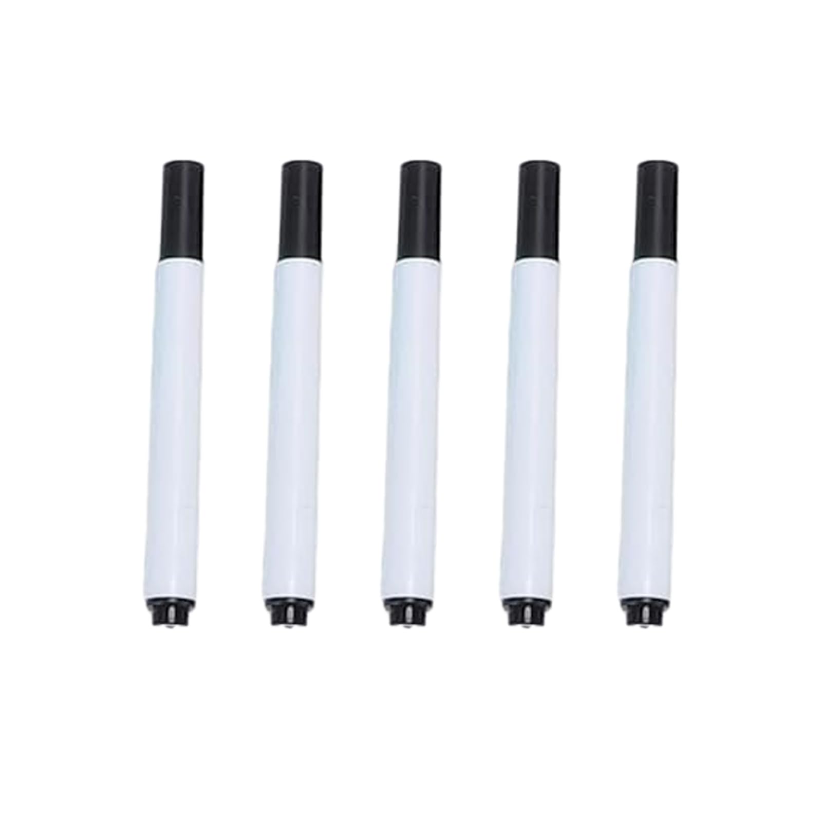 5 pennarelli permanenti impermeabili, ad asciugatura rapida, colore nero, 1-2 mm, resistenti all'acqua, per cartone, ceramica, vetro, legno, metallo