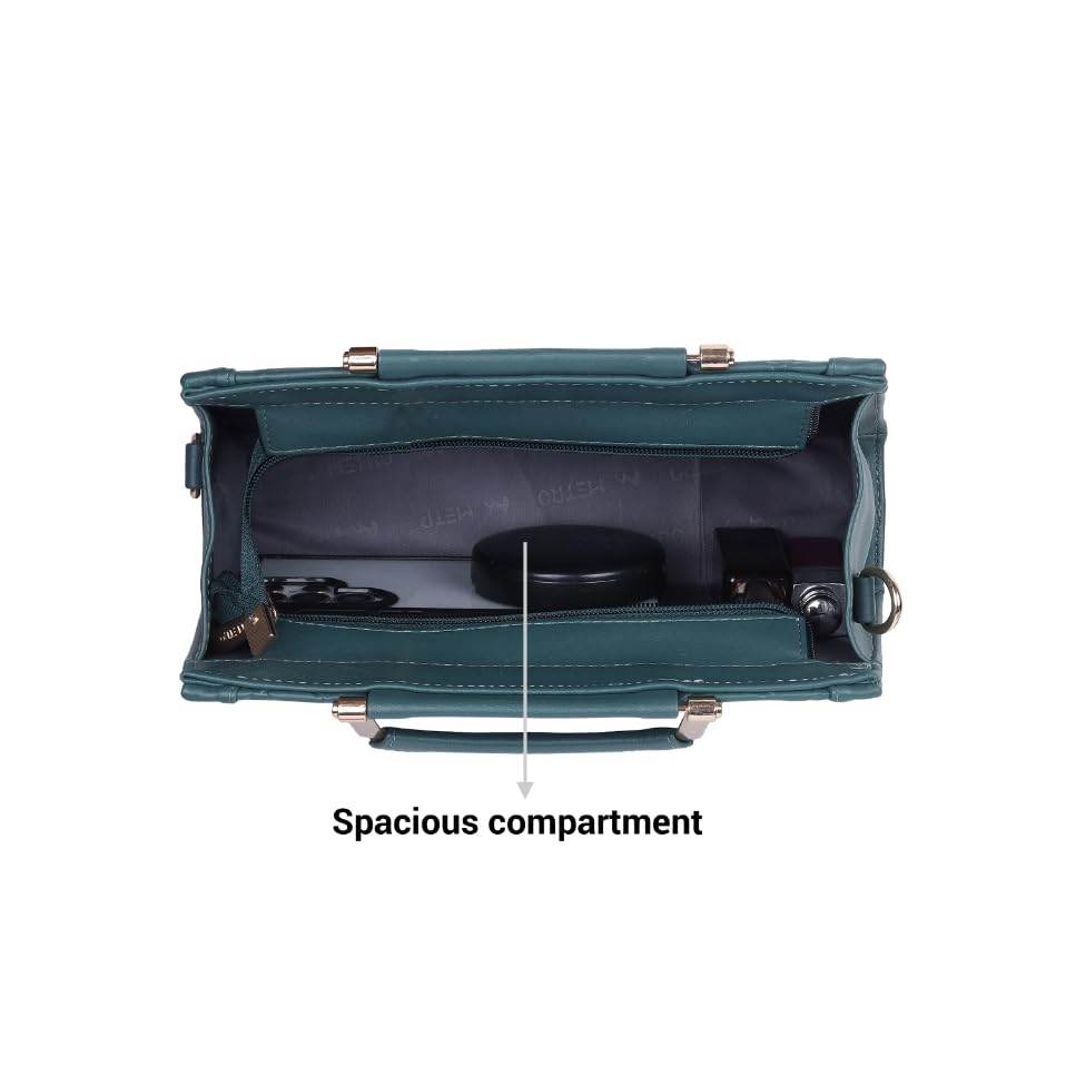 Image of Metro Women Textured Top-Handle Bag