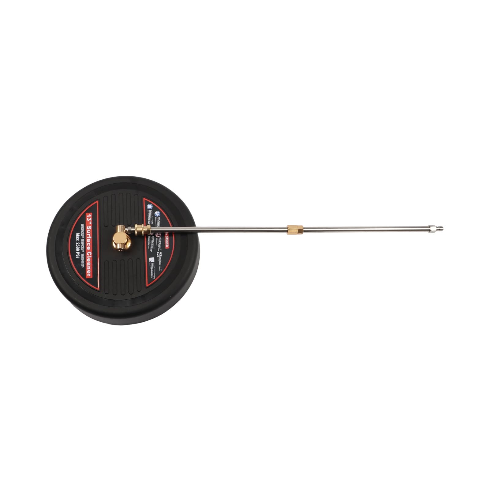 Jeffergarden Accesorio para Limpiador de Superficies para Lavadora a Presión de 13 Pulgadas, Limpiador de Superficies para Lavadora Eléctrica de Latón y Acero Inoxidable ABS, 2500 PSI, 140 °F,