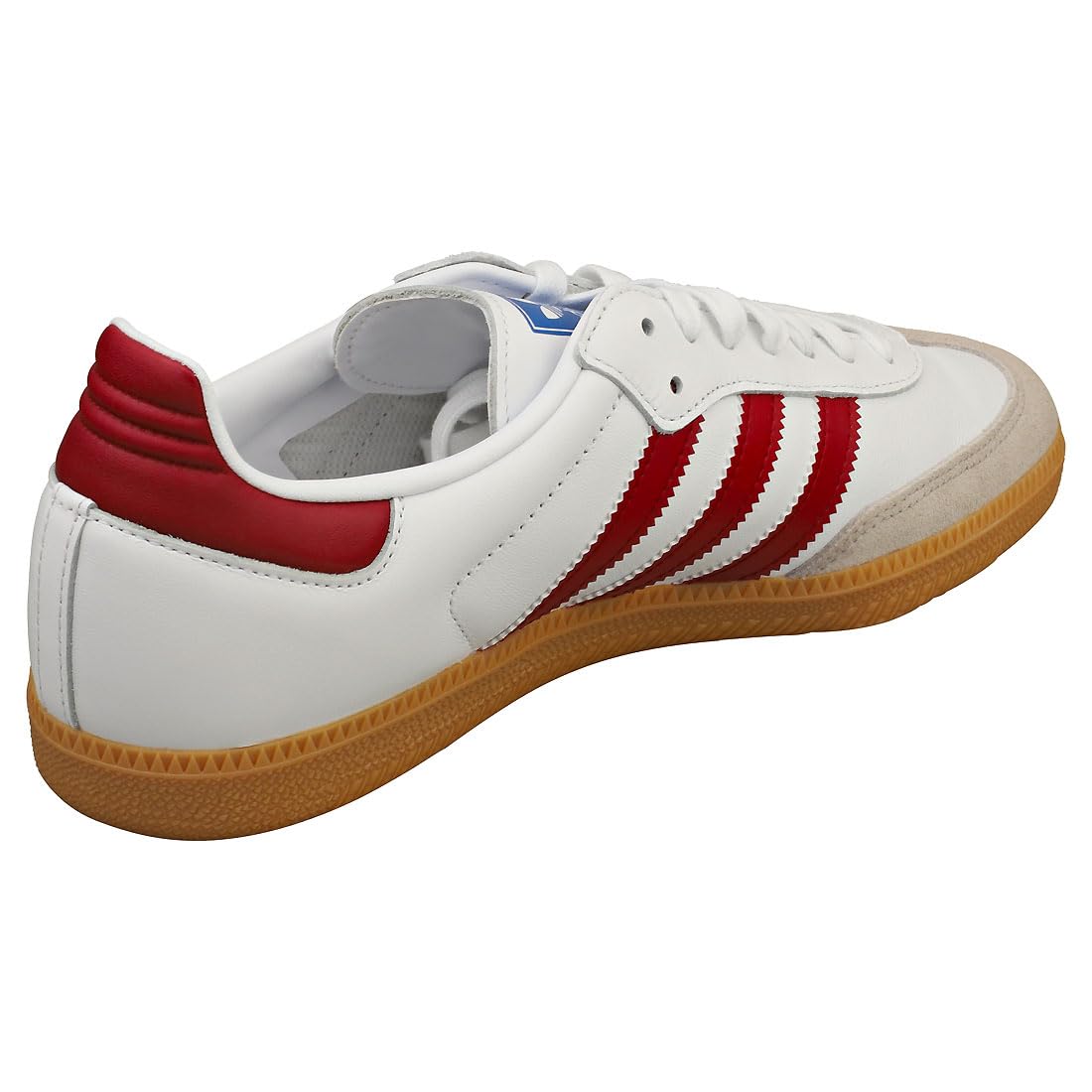 adidas Men's Samba Soccer Shoe, Cloud White/Burgundy/Gum, Size 11