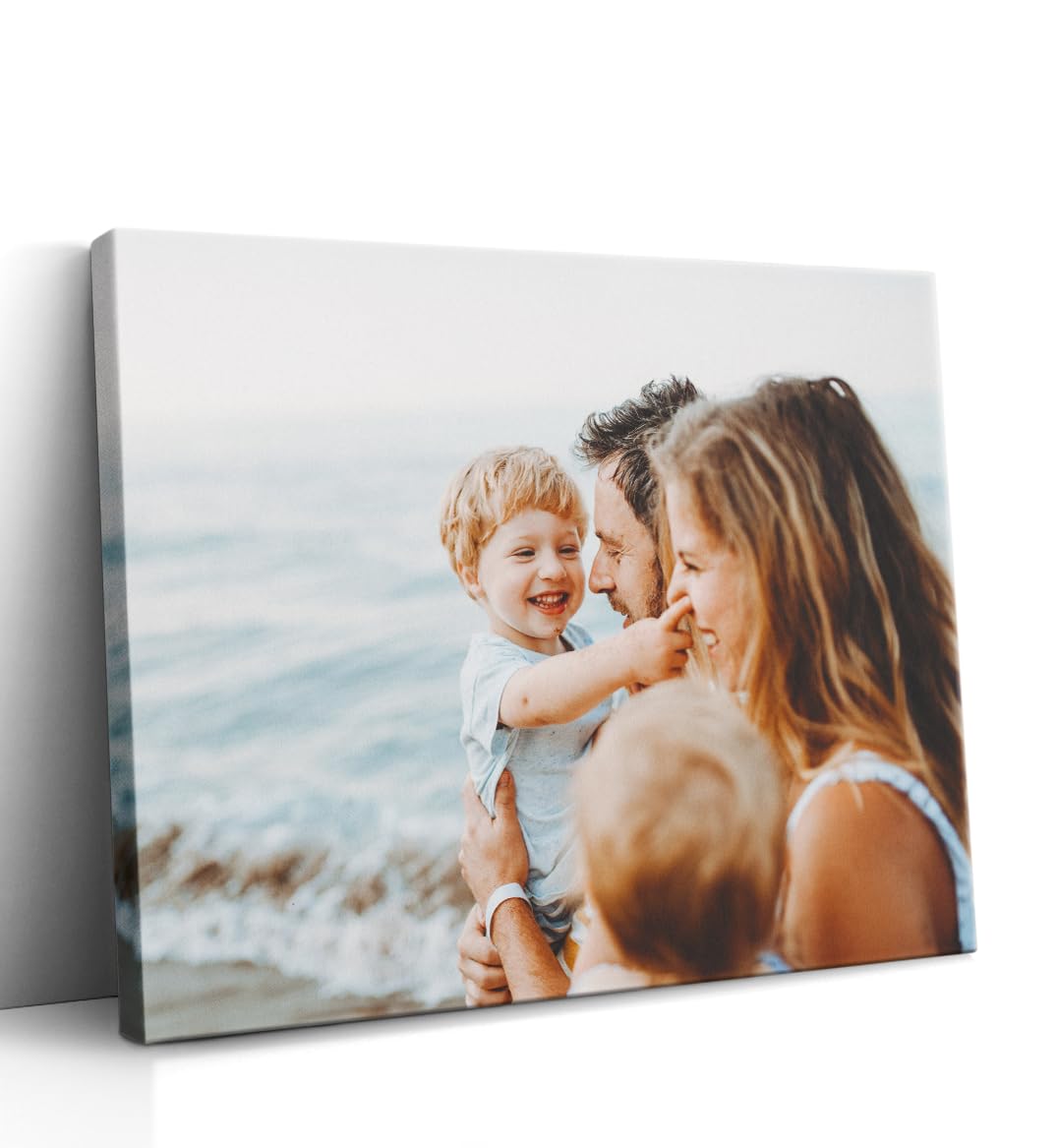 Akinda Art Gallery - Cuadro en Lienzo Personalizado 20x20 cm - Personaliza con tu Foto - Cuadro Dormitorio