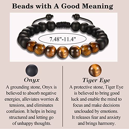 12th 13th 14th 15th 16th 17th 18th 21st 30th 40th 50th 60th 70th 80th 90th 100th Birthday Gifts for Him Men, Birthday Bracelet for Boys Mens Dad Son Grandson Nephew Boyfriend Brother Grandpa4