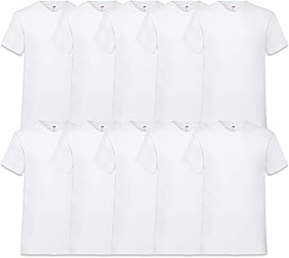 Fruit of the Loom 10 T Shirts V-Neck M L XL XXL V-Ausschnitt Diverse Farben -HL-Kauf