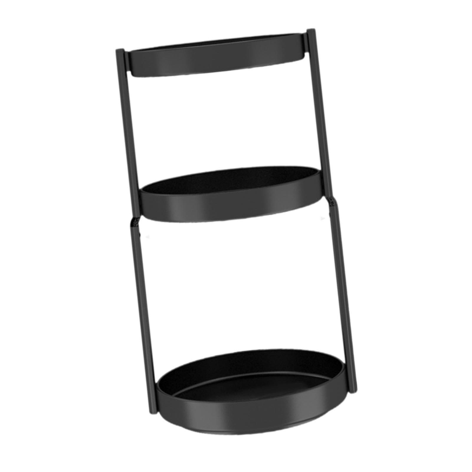 Estante Giratorio para Especias, Organizador Giratorio para Condimentos, Bandeja para Despensa, Encimera, para Guardar Especias, Baño, Nevera, Hogar, Tres Capas 30cm