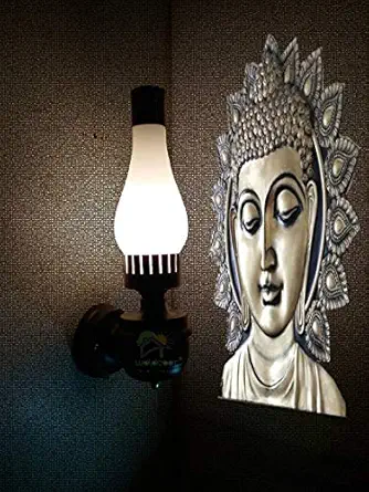 Weldecor Wall Decor Light,Metal Vintage Chimney Industrial Home Mount Hangings Home Decor Items for Living Room Lamps for Bedroom Fancy Lights Drawing Room Modern Latest (Corded Electric,Metal)