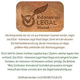 divero sonnenliege aus holz mit polster siegel