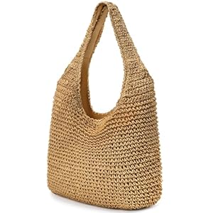 PALAY® Straw Beach Bag for Women Summer Woven Beach Tote Bags Shoulder Handbags Boho Bag 13 51k1HQZbW7L. SL500 . SS300