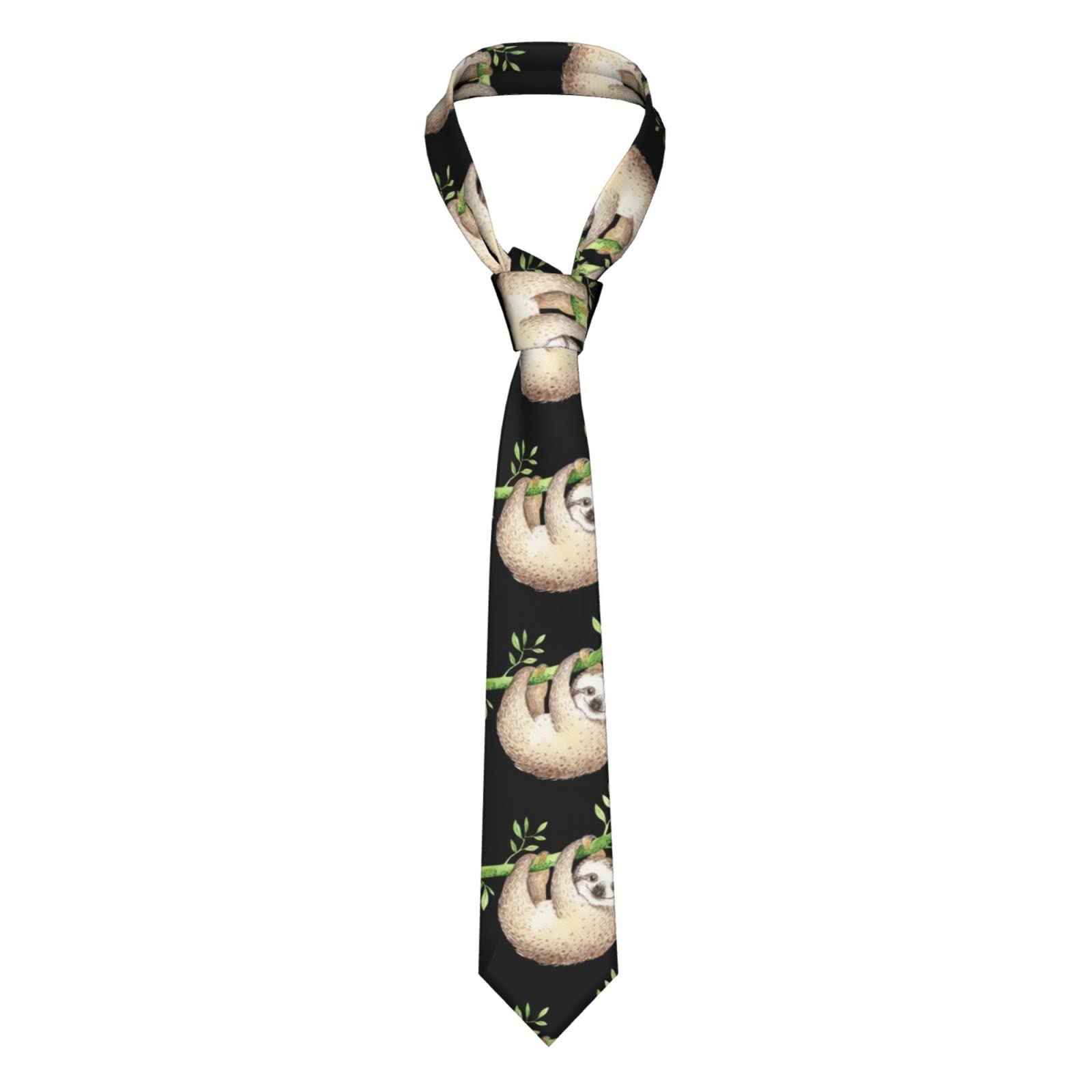 Enlision Elegante stropdas voor heren, paisley, geruit, gestreept, 6 cm, voor formele zaken, bruiloften, zwart, geruit, Eén maat