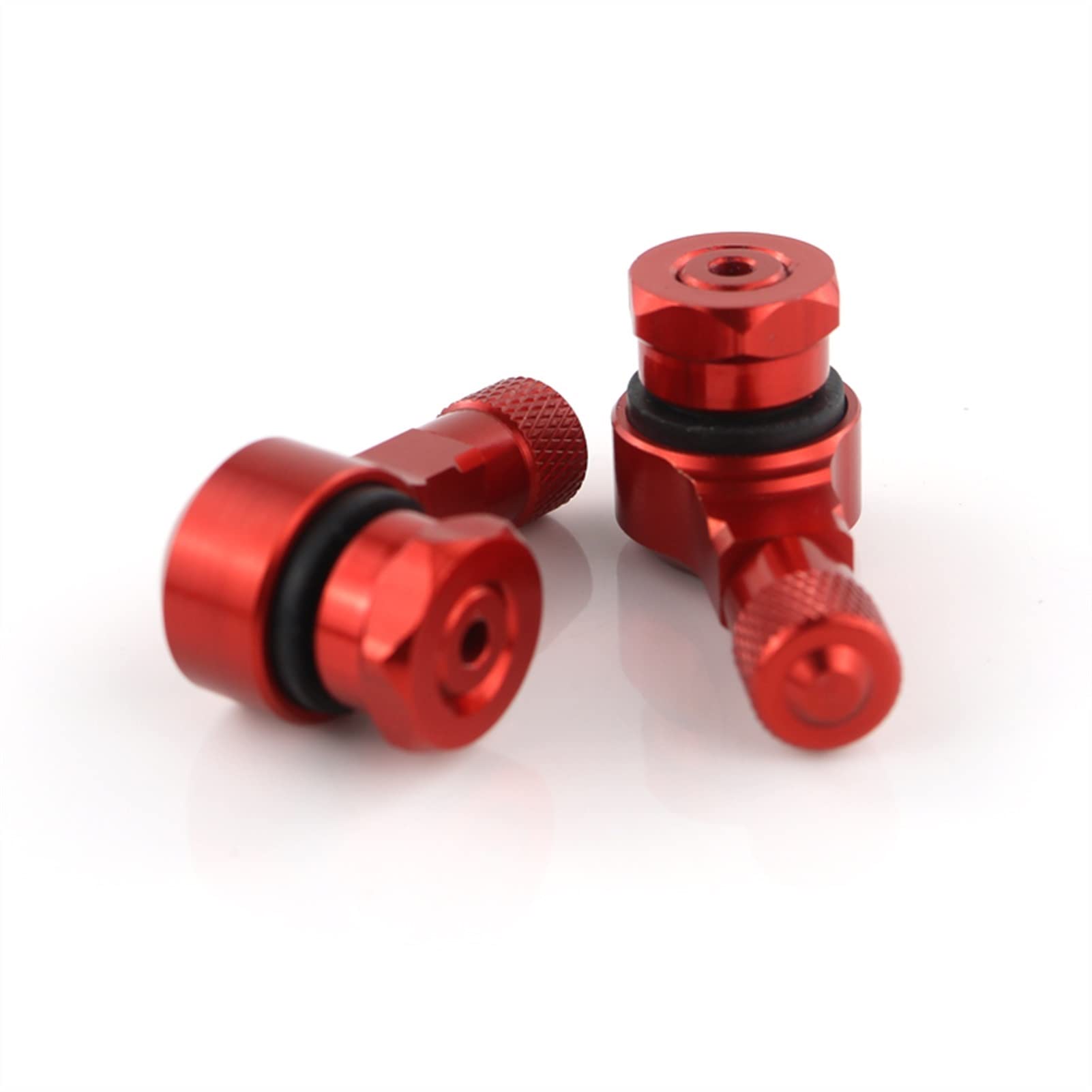 Tiges De Valve De Pneu Tubeless De Roue Avant Et Arrière De Moto 11.3mm pour H&Onda CBR250R CBR600RR CBR900RR REPSOL CBR 600 F2 F3 F4 Moto Accessoires (Color : Rot)