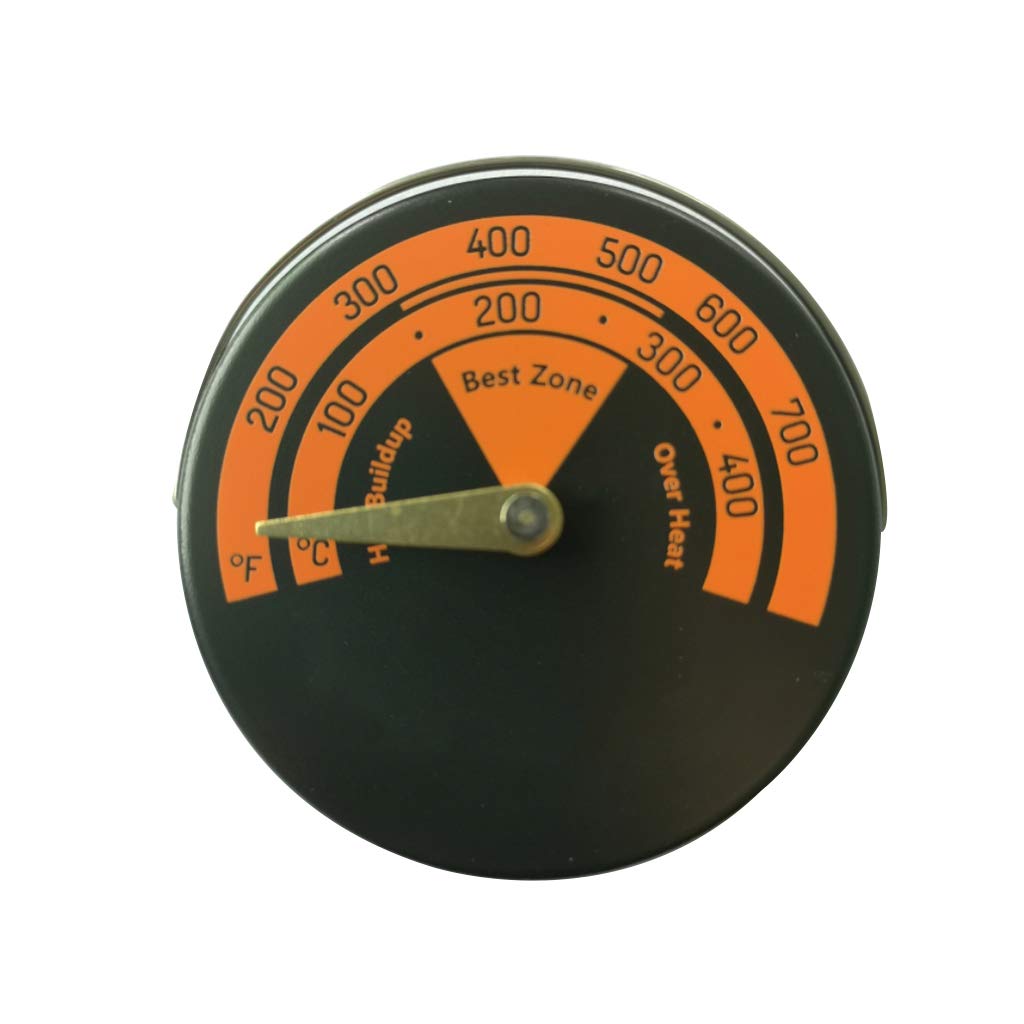 Fan Stove Thermometer for Log Wood for Burner Temperature Gau Fan Stove Thermomete