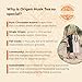 Origen Cacao Husk Tea – 100% Natural Cacao Shell – Zero Sugar, Caffeine-Free Superfood – Healthy Chocolate Tea Alternative to Coffee – Rich in Antioxidants & Iron (2.5 lb)
