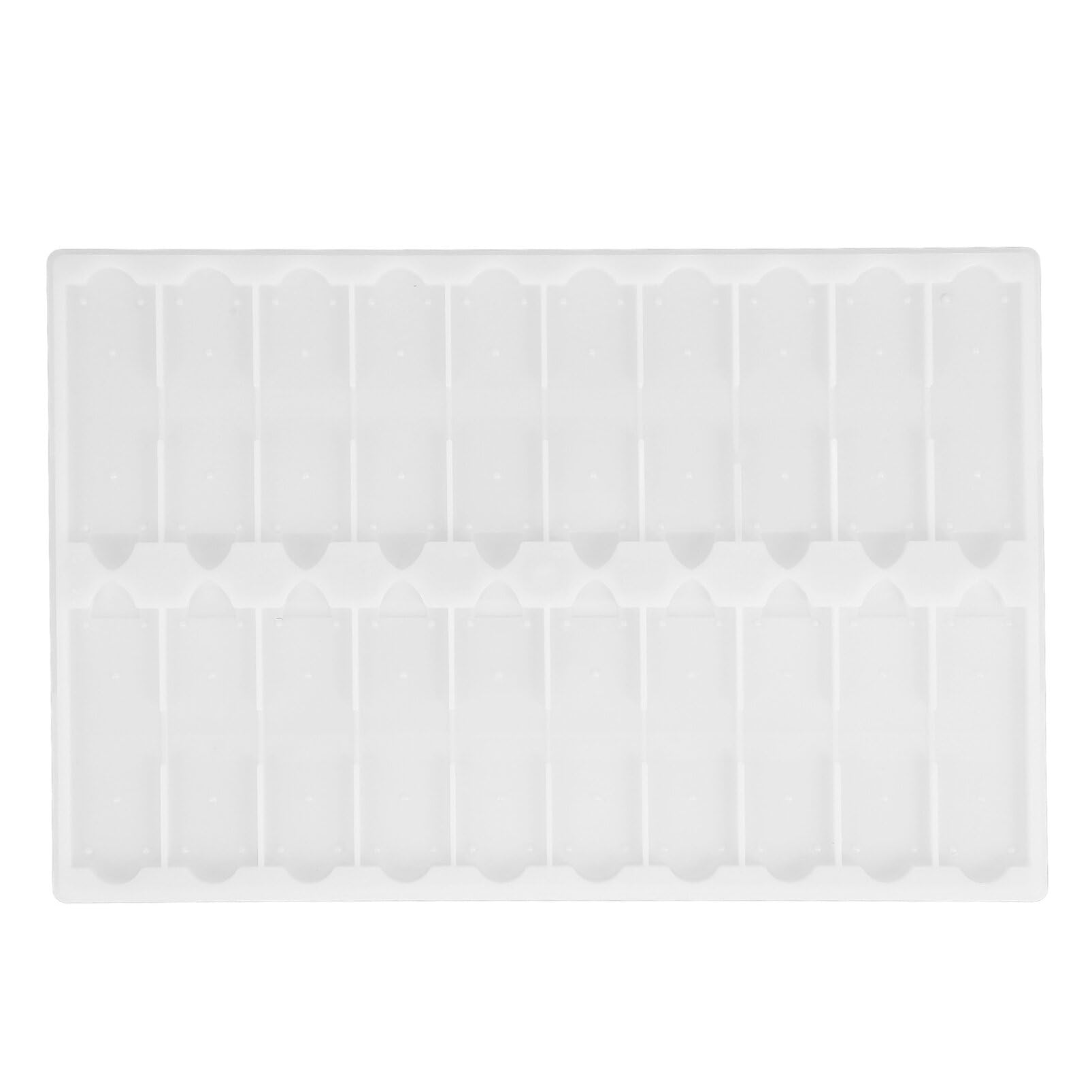 SOLUSTRE Microscope Slide Tray Slide Storage Board 20 Capacity Microscope Slide Organization Tray