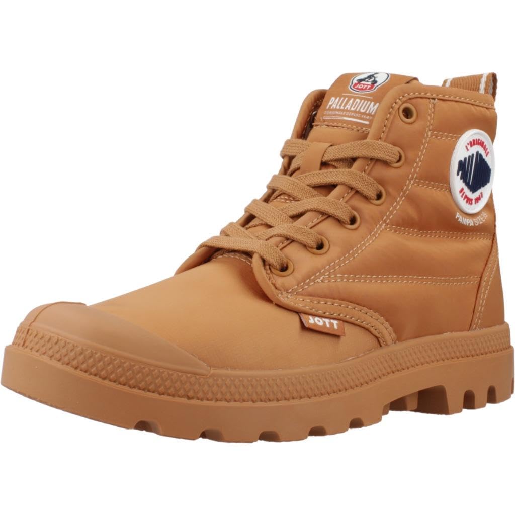 Palladium Unisex Pampa Hi Dare Rhona X Jott Ankle Boot, Brown, 3.5 UK