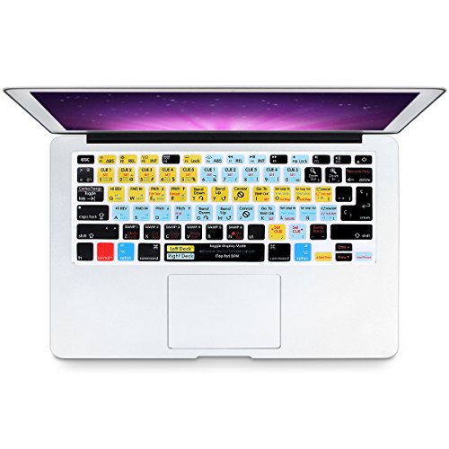 HRH Hot Key Function Shortcut Spanish Silicone Keyboard Cover Skin for Mac Air