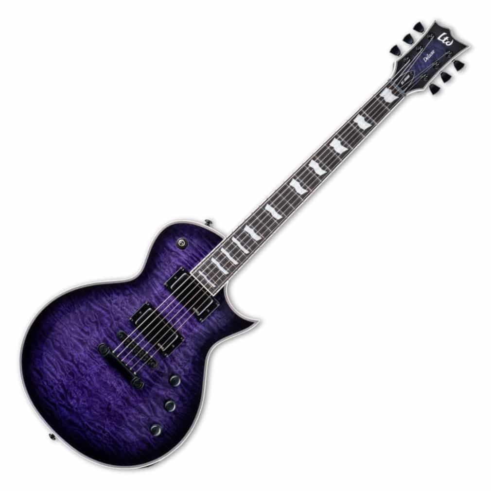 Amazon.com: ESP LTD EC-1000 Electric Guitar - See-thru Purple