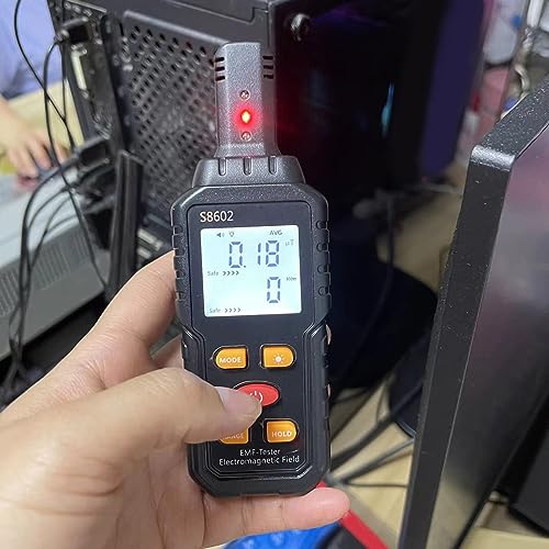 Qmqjia Geigers Counter Nuclear Radiation Detector Professional Accuracy Radioactive Detector Data Tester Marble Dosimeter Emf Meter Radiation Detector Electromagnetic Field Meter Nuclear Radiation thumb #5