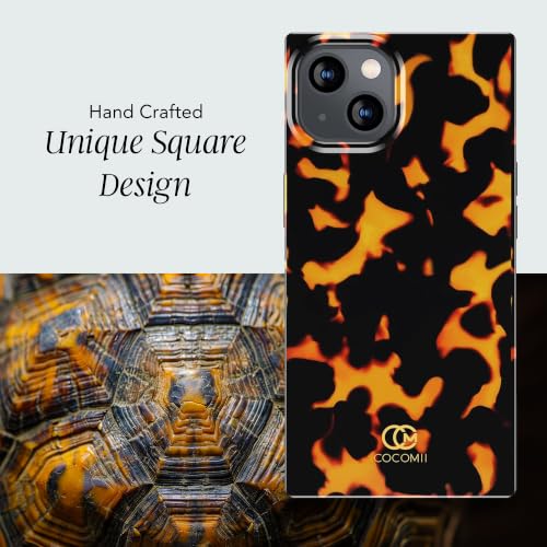 Image of COCOMII Rectangle for iPhone 15 Plus /14 Plus Case, Matte Tortoiseshell
