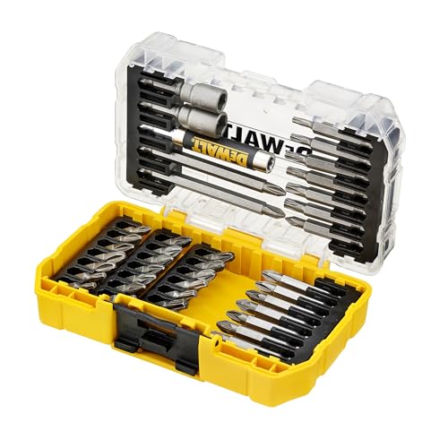 DEWALT Set de 40 Piezas para Atornillar en Estuche Compacto TOUGHCASE, DT70702