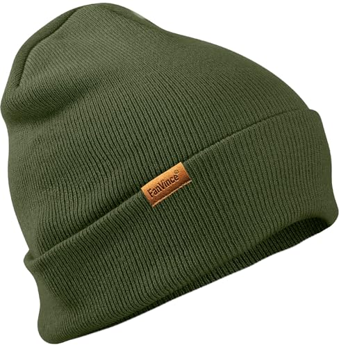 Image of Beanie for Men Winter Thermal Cuffed Knit Hat Warm Gifts Womens Beanies