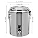dispensador de bebidas térmico de acero inoxidable de 20 L con grifo Imagen de dispensador de bebidas térmico de acero inoxidable de 20 L con grifo