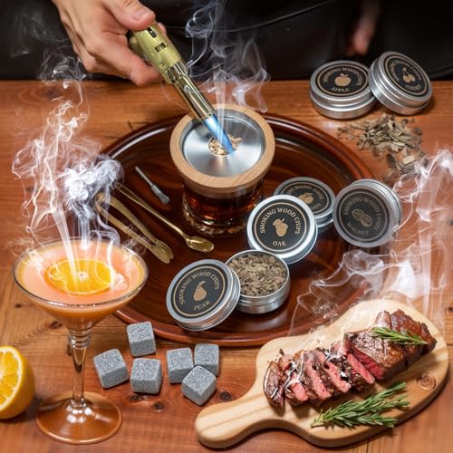 Amornost Cocktail Smoker Kit With Torch–Whiskey Smoker Infuser Kit thumb #4