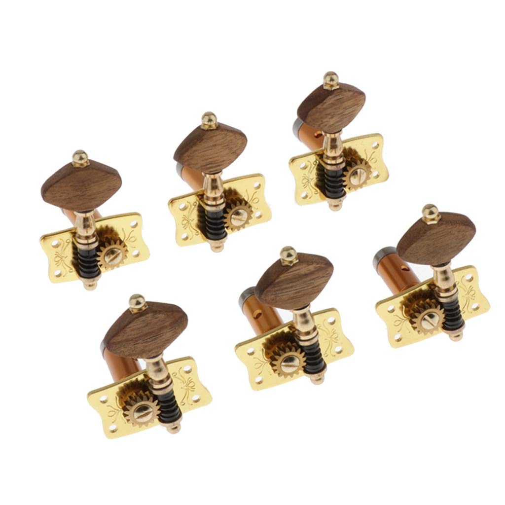 Guitar Parts 6 Pieces Vintage Guitar String Tuning Pegs Tuner Machine Knobs Tuning Keys for Acoustic or Classical Guitar
