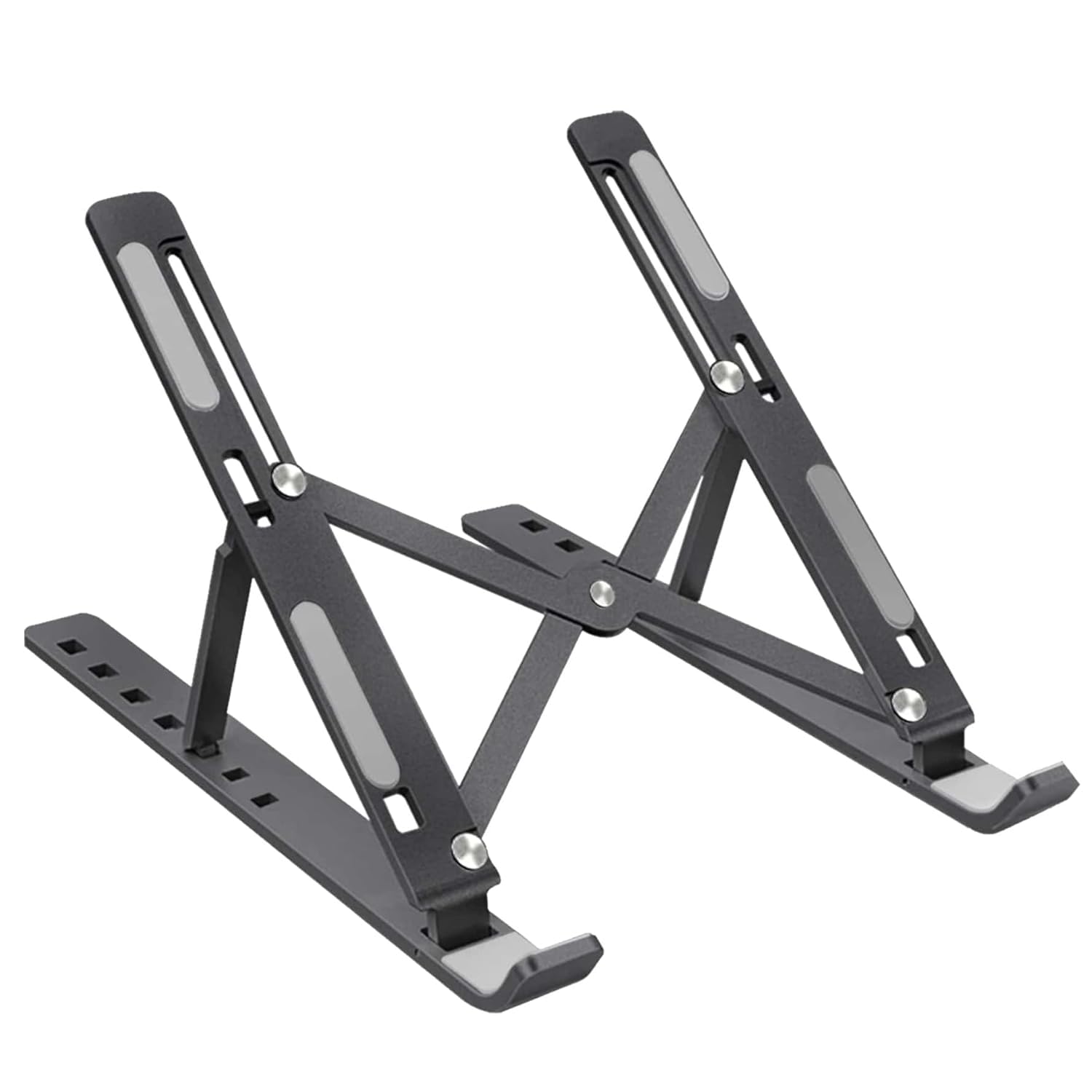 Protokart Laptop Stand Adjustable, Laptop Holder Riser Computer Stand, Foldable Portable Notebook Stand, Compatible with MacBook Air Pro, HP, Lenovo (Laptop Stand Double ARD, Black) (B09Y8L2YR5) Amazon Price History, Amazon Price Tracker