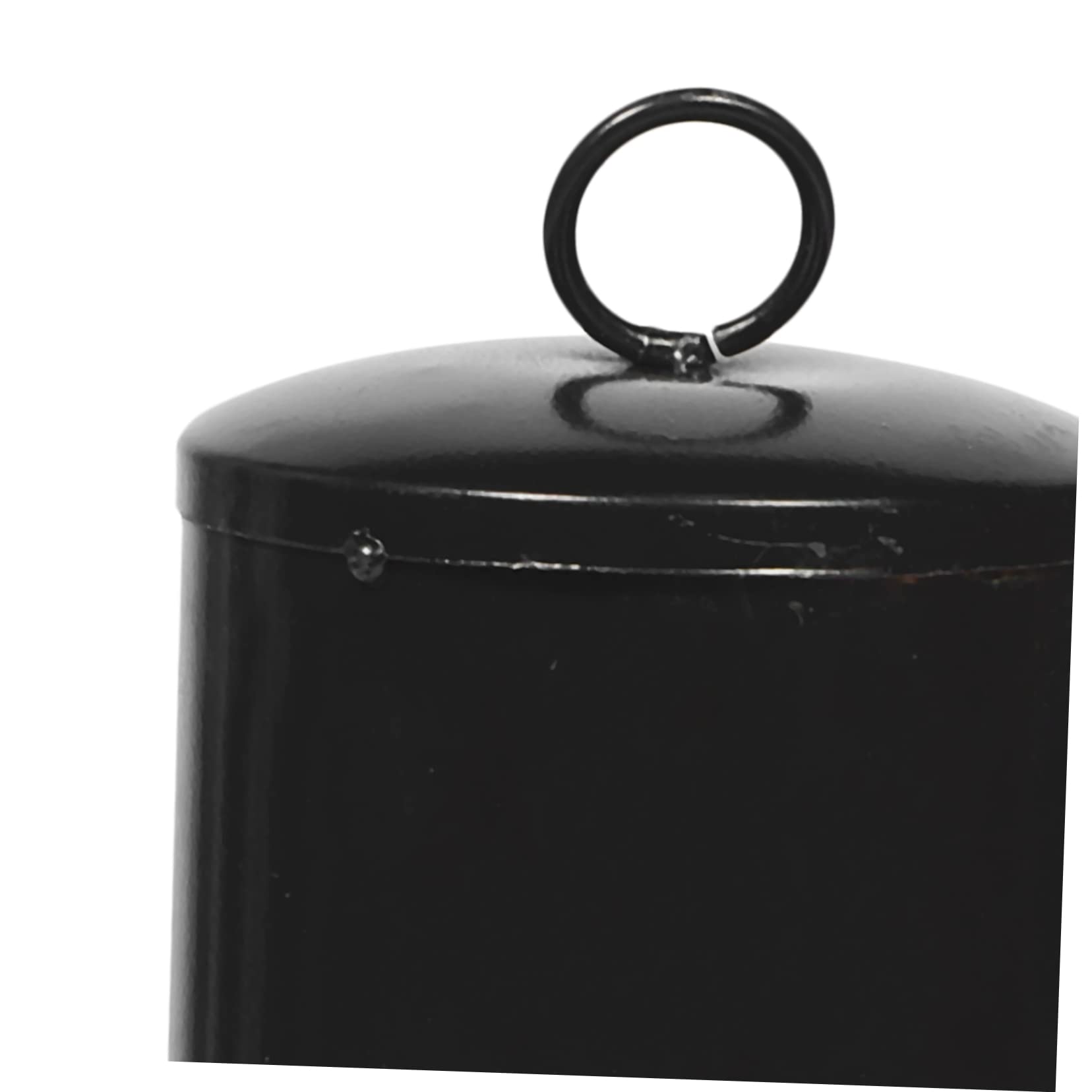 Poteau Protection Noir en Acier, Borne de Sécurité D'allée, Poste