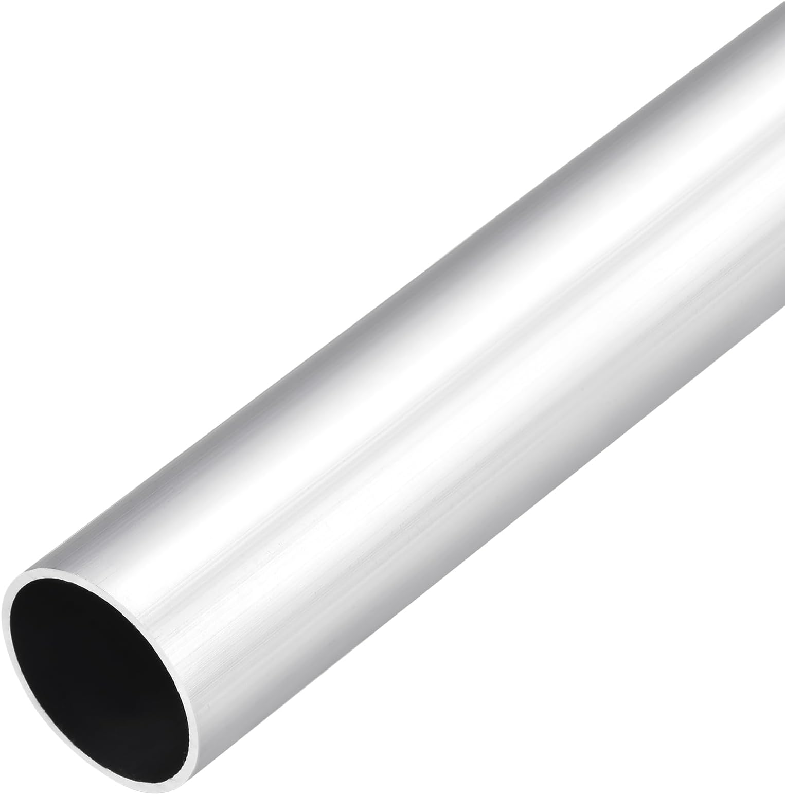 DMiotech (28mm OD x 26mm ID) 6063 Aluminum Round Tube 300mm Length Industry Metal Tubing for Machinery Frame Construction DIY Projects