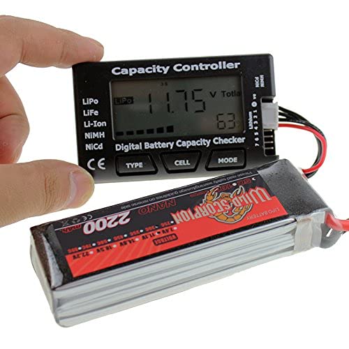 Sologood Rc Digital Battery Capacity Checker Cellmeter 7 Rc Lipo Battery Tester Lcd Battery Checker Controller For Lipo Life Li-Ion Nicd Nimh Battery #TOP1
