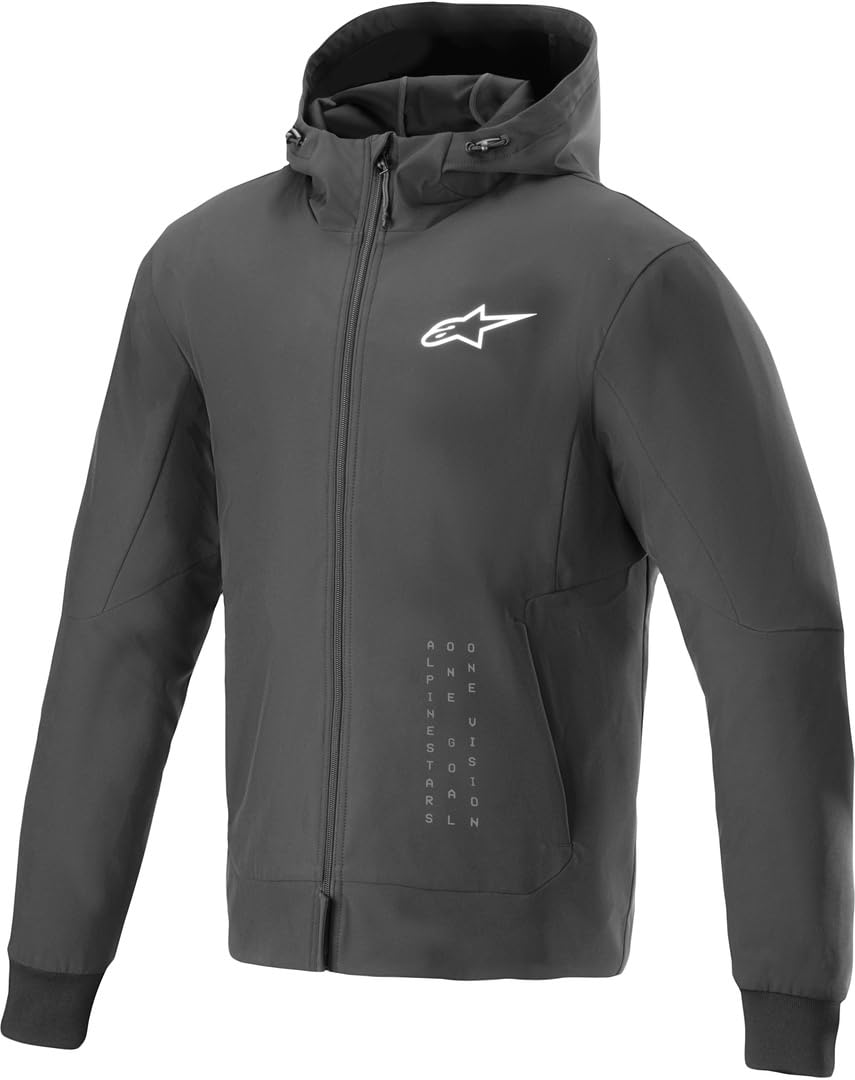Alpinestars Radium Tech Hoodie - Black / White 4XL