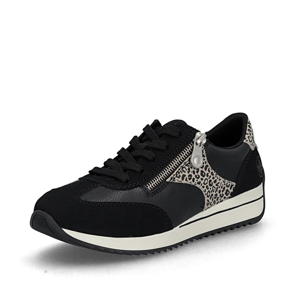 Rieker Damen Sneaker N1210, Frauen Schnürschuhe, lose Einlage