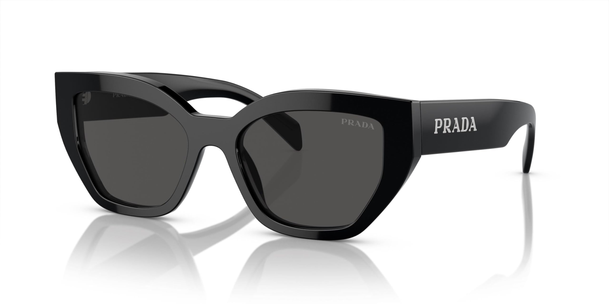 Prada PR A09S Black Dark Grey 53 18 145 women Sunglasses
