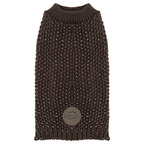 kyeese Dog Sweaters Heavy for Large Dogs Reflective Pullover Dog Knitwear for Fall Winter