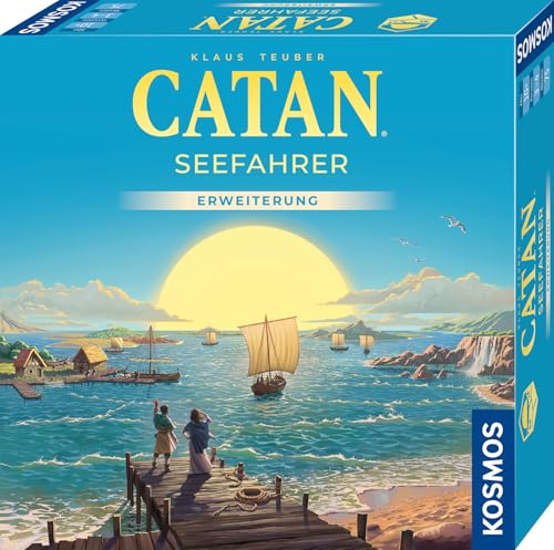 Kosmos 684679 Catan - Seefahrer, Erweiterung zu Catan - Das Spiel, Brettspiel für 3-4 Personen ab 10 Jahre, Familienspiel, nur spielbar mit Basisspiel, Siedler von Catan