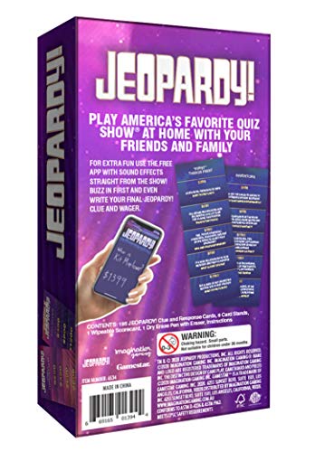 Jeopardy Juego de Mesa de Preguntas y Respuestas miniatura 3