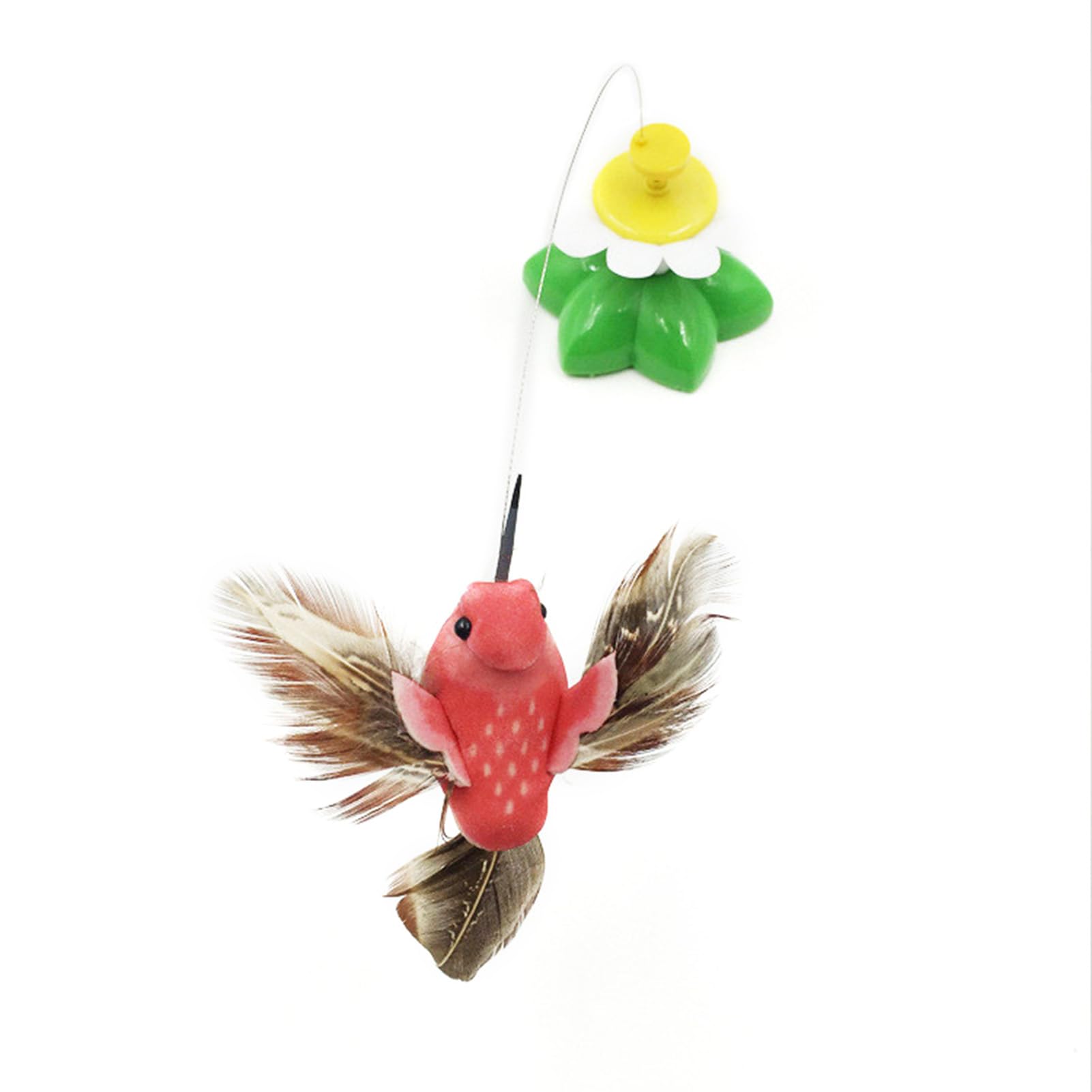 Juguetes Automáticos Para Gatos, Diseño De Flor De Pájaro, Juguete Interactivo Para Gatos, Divertidos Juguetes Giratorios Para Gatitos, Juguete Eléctrico Para Gatos Para Interiores Y Exteriores