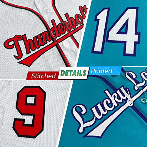 Custom Baseball Jersey Stitched Personalized Baseball Shirts Sports Uniform For Men Women Boy #TOP2