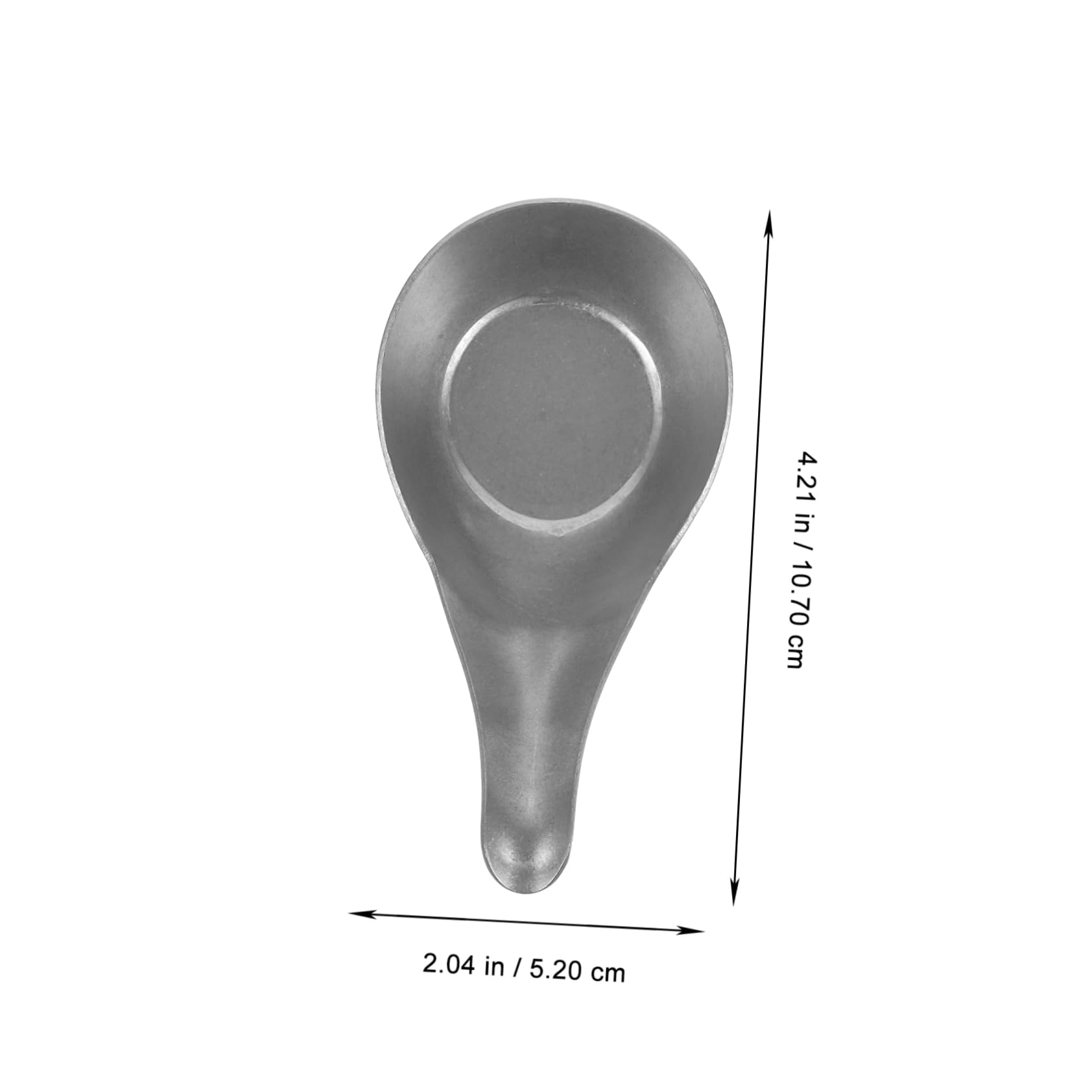 CIYODO Caviar Spoon Ice Cream Bowl Coffee Spoon Parfait Appetizer Cup Dessert Cup Sundae Spoon Mini Tasting Bowl Teardrop Spoon Spoons of Spoons Sauce Dish Silver Stainless Steel