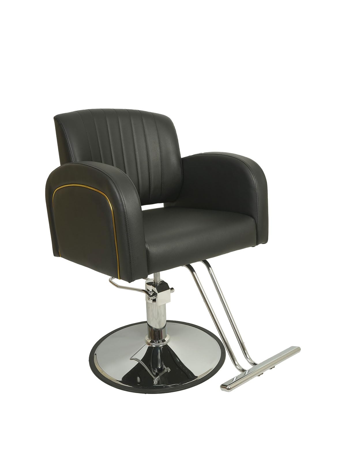 Ladies Barber Chair Salon Chair,Adjustable Height and Reclining,Heavy Duty Hydraulic Pump Swivel Chair for Spa,Salon,Barbershop (A)