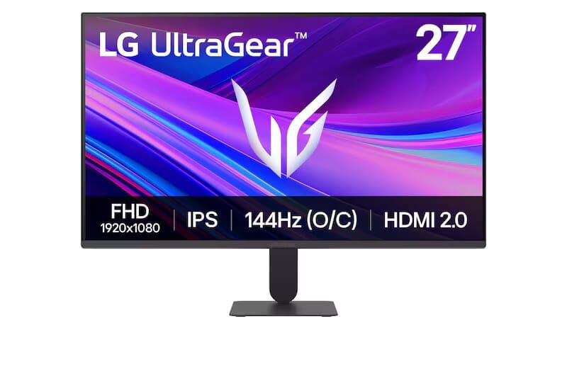 LG 27G411A-B 27 UltraGear IPS Gaming Monitor | 144Hz (O/C) refresh rate | 5ms (GtG at Faster)