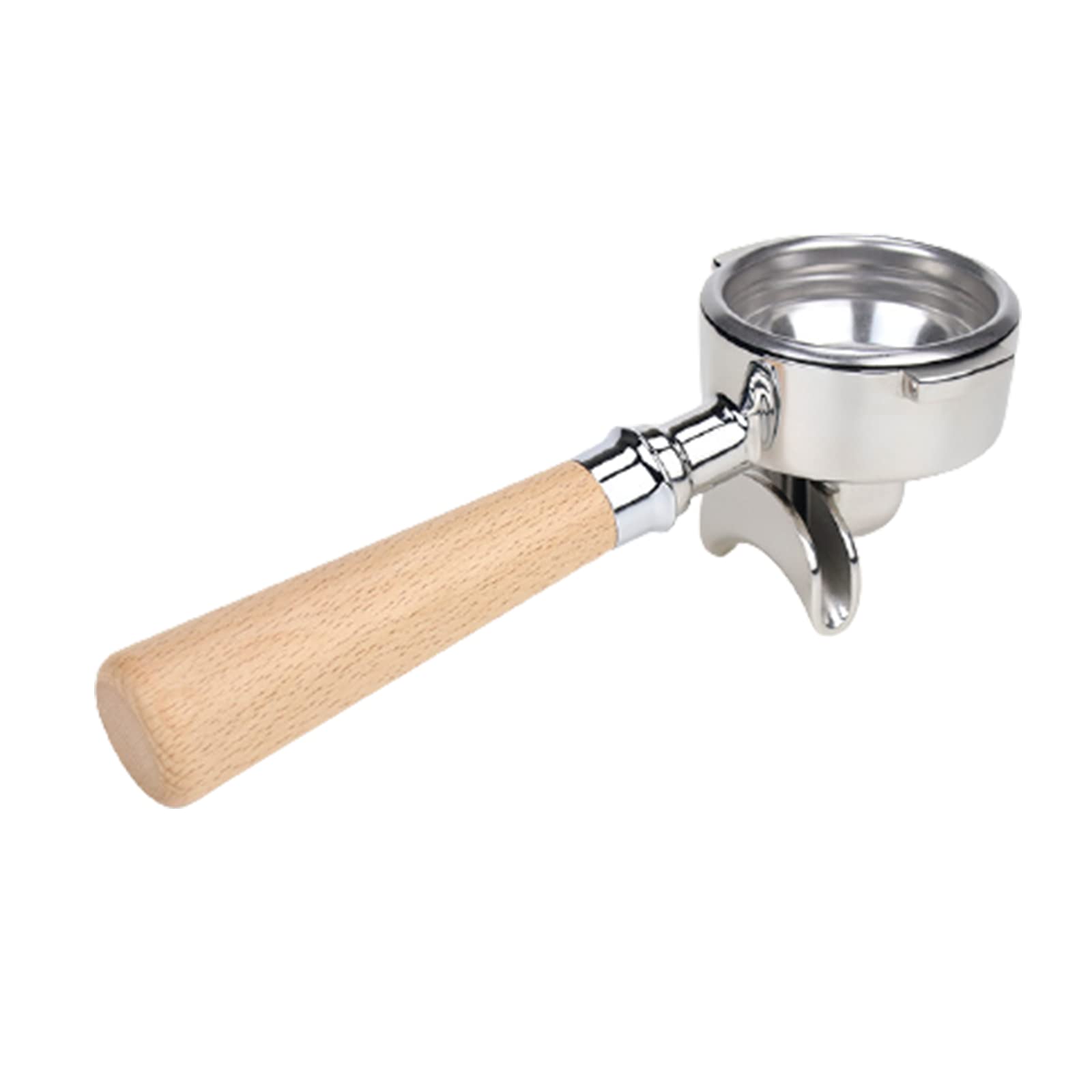 XAGMODSHN Siebträger aus Holz, 58 mm, Filtersiebträger für Holzgriff, Kaffeezubehör