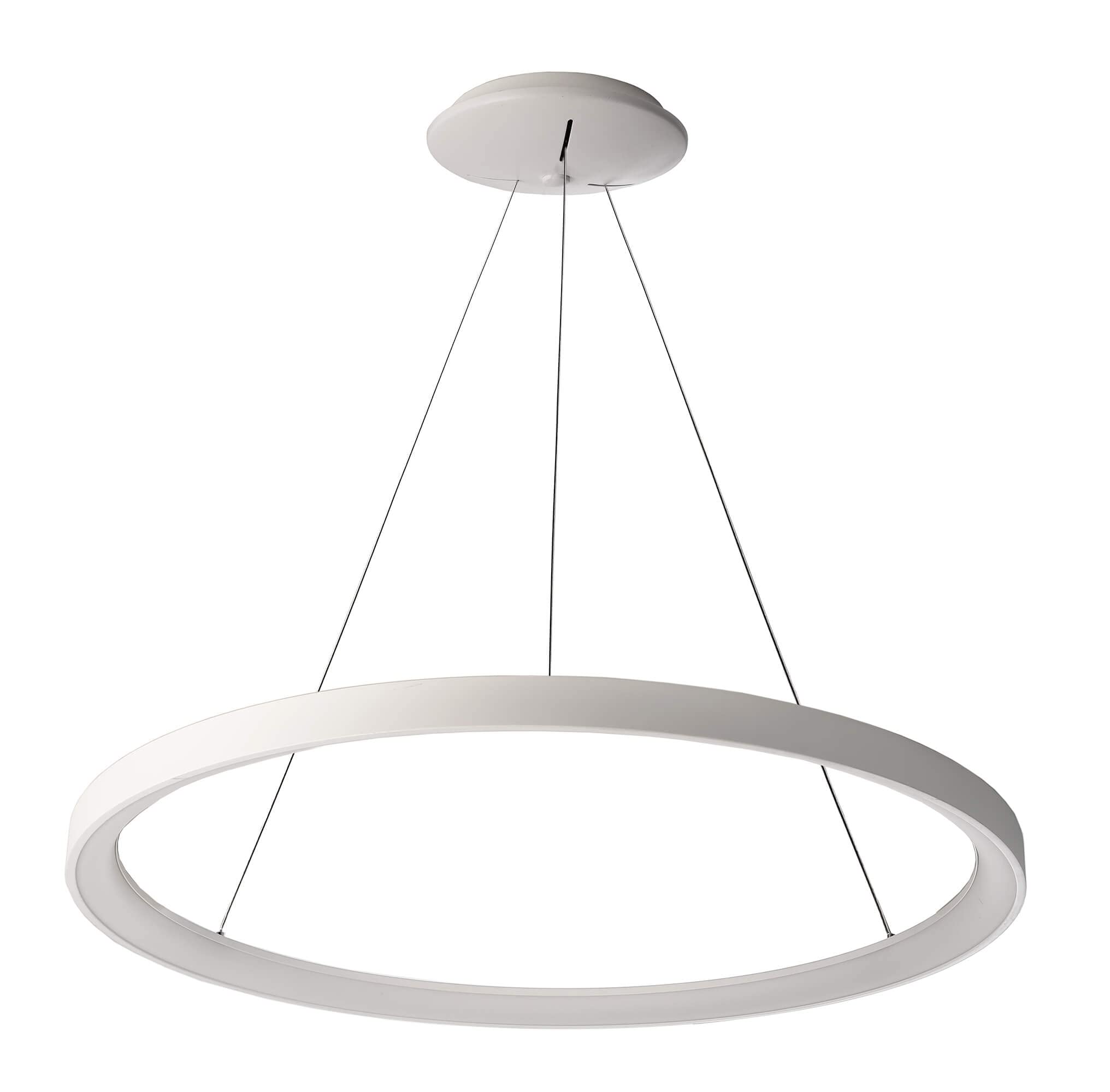 Suspension LED MEROPE 780 blanc lustre moderne plafond salon cuisine