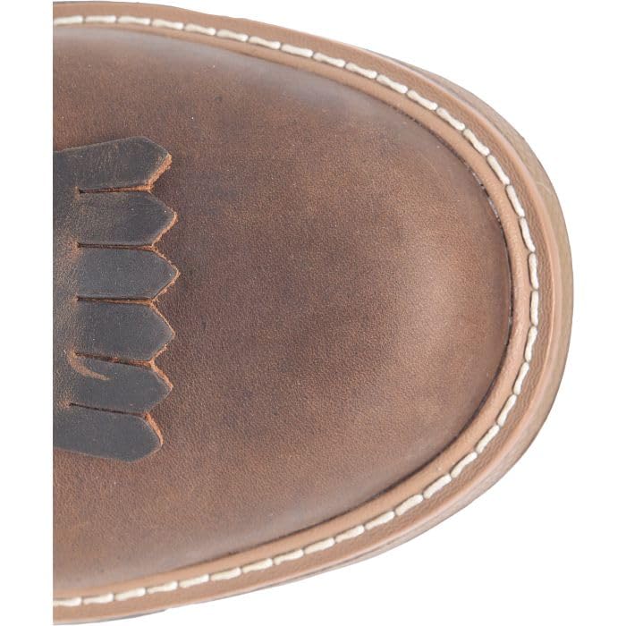 PHANTOM RIDER Raid 8” Composite Toe Work Boots for Men - Unlined Leather with Comfort Footbed, Oil & Slip-Resisting ICE Heel Outsole, EH Rated3