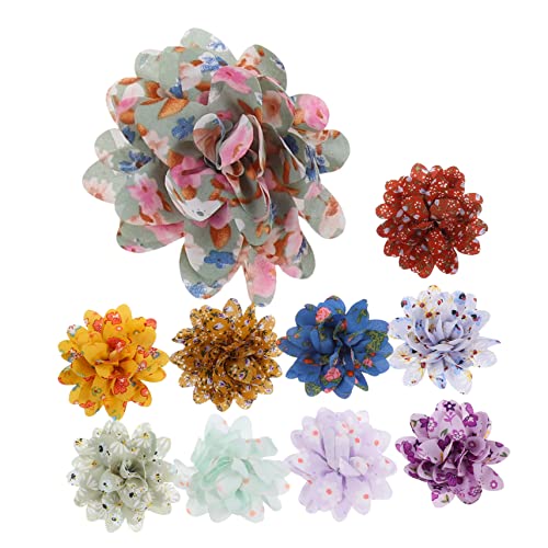 BESPORTBLE 50stücke Teiliges Hundekragen Blumen Dekorationen Leichte Pet Charms Für Geburtstag Weihnachten Halloween Für Fotoshootings Und Kostüme Bunte Farben Für Hunde Und Welpen