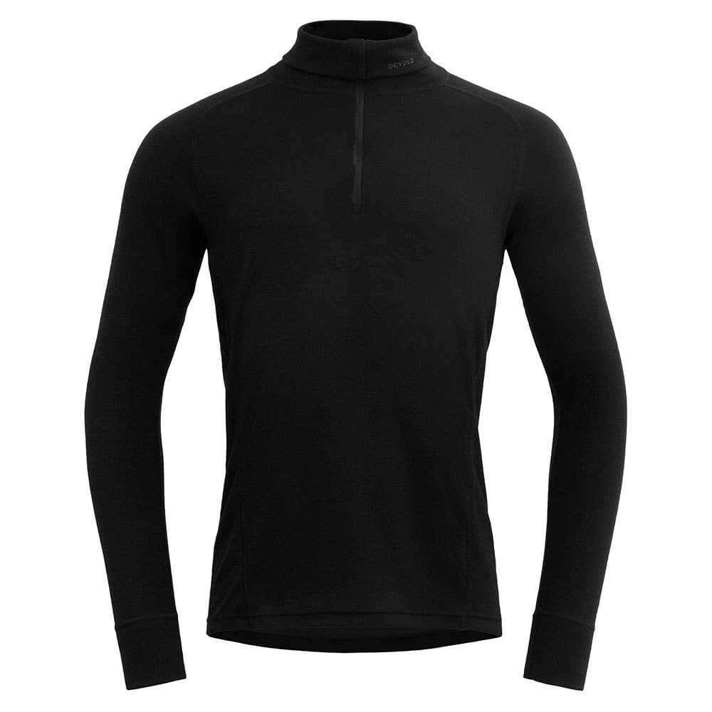 Devold Duo Active Merino 205 Zip Neck - Męska koszulka termiczna z wełny merynosów